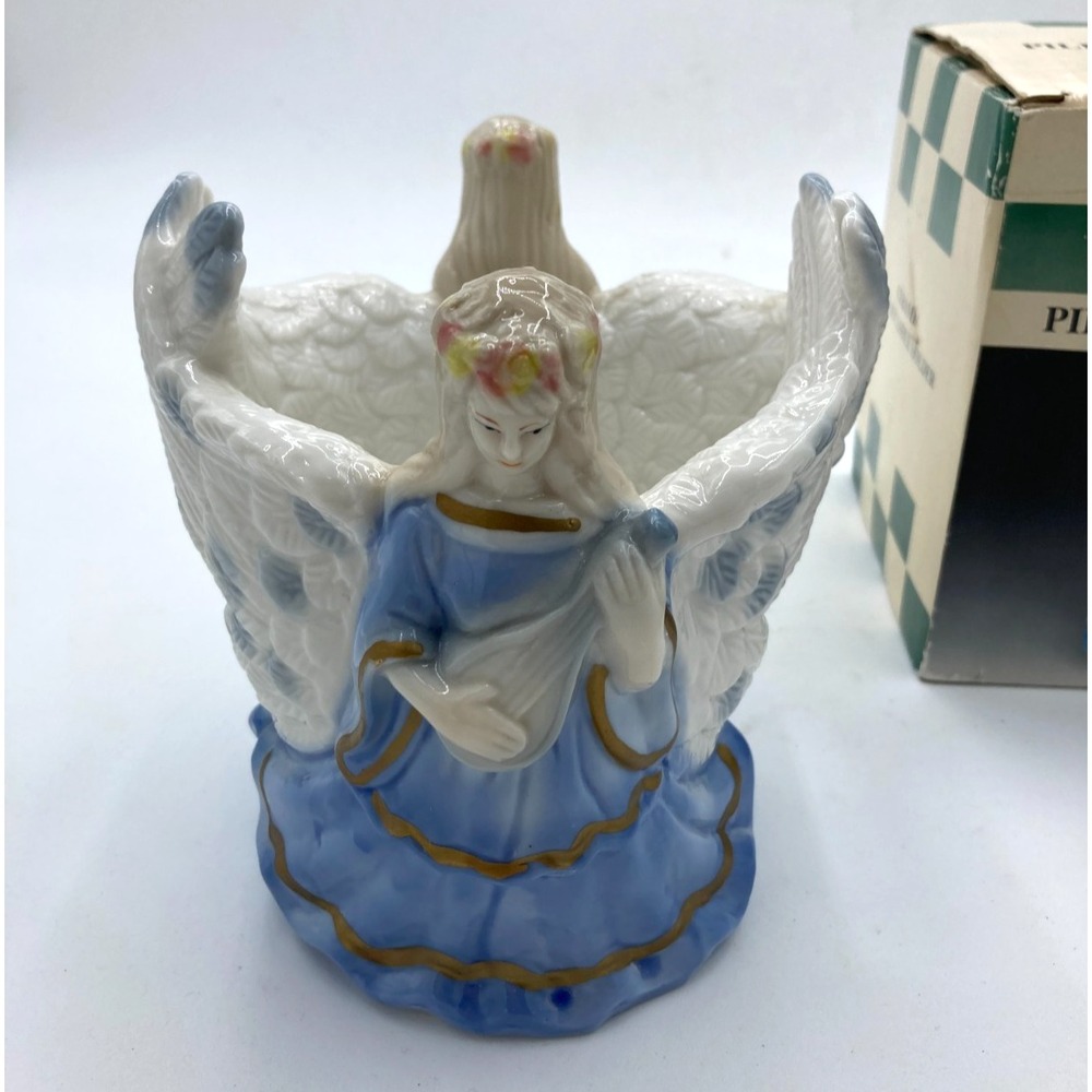 Gift Collection Dolgencorp 5 1/4" Tall Ceramic Angel Pillar Candle Holder